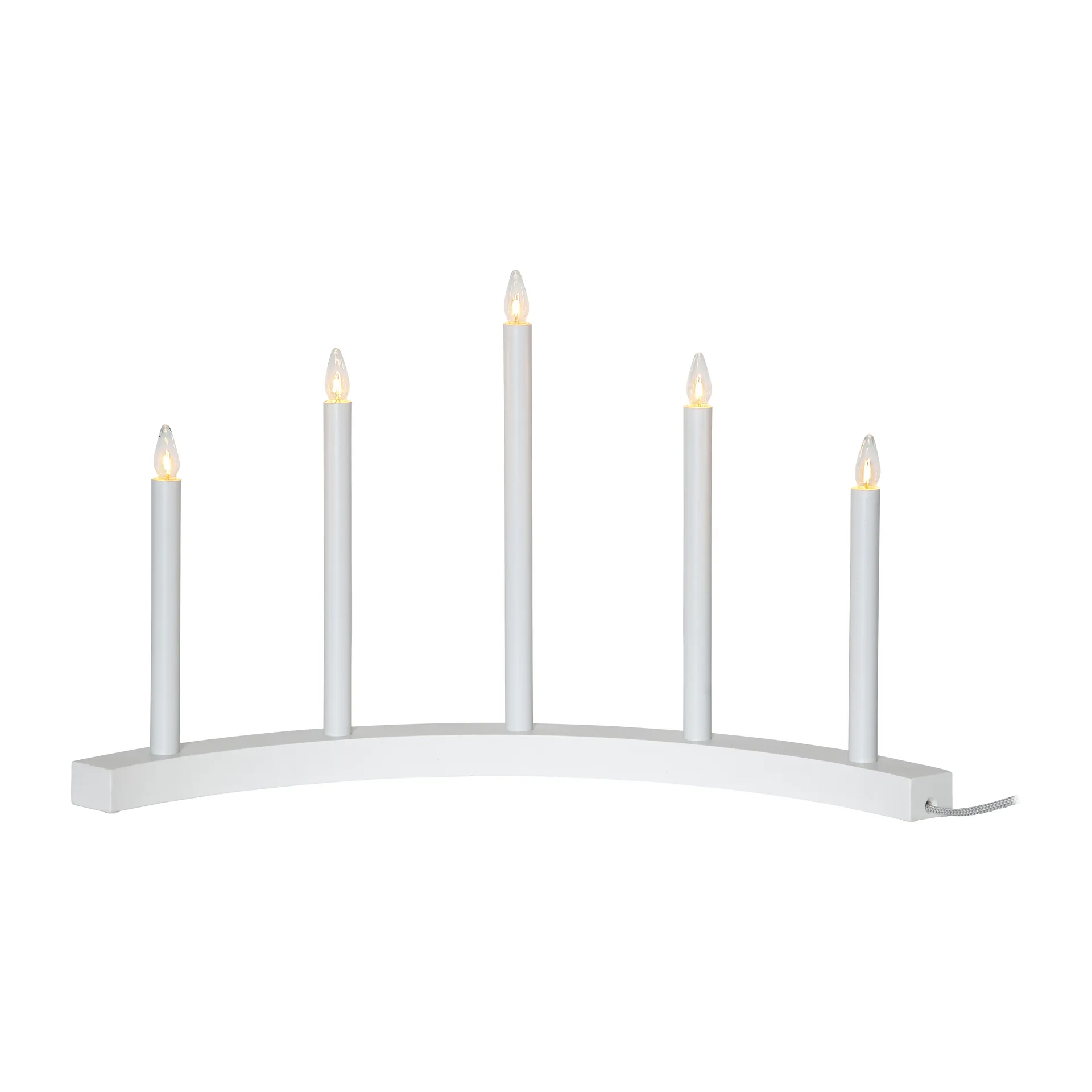 Candelabro do Advento Accent, Branco Star Trading