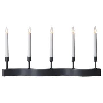 Candelabro do Advento Flow - Cinzento - Star Trading