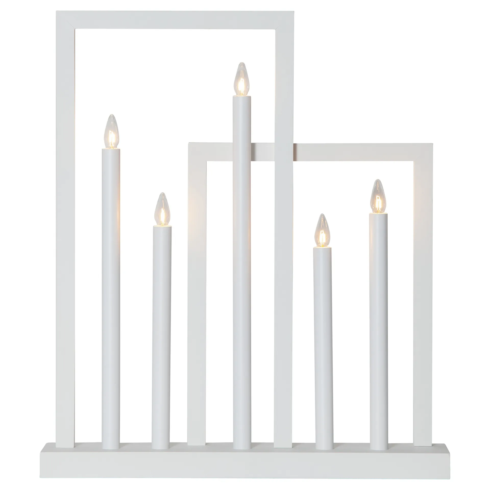 Candelabro do Advento Frame, Branco Star Trading
