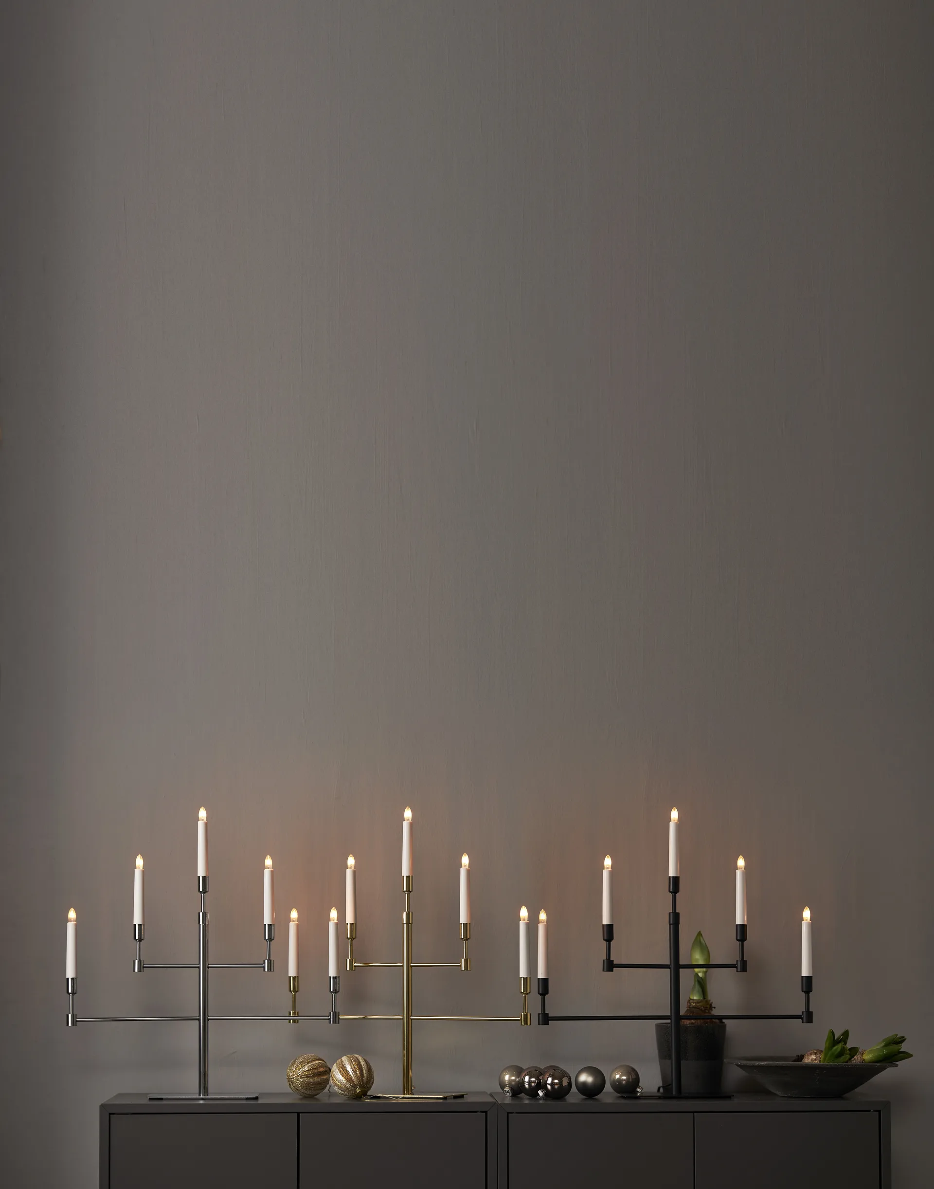 Candelabro do Advento Vide, Latão  Star Trading