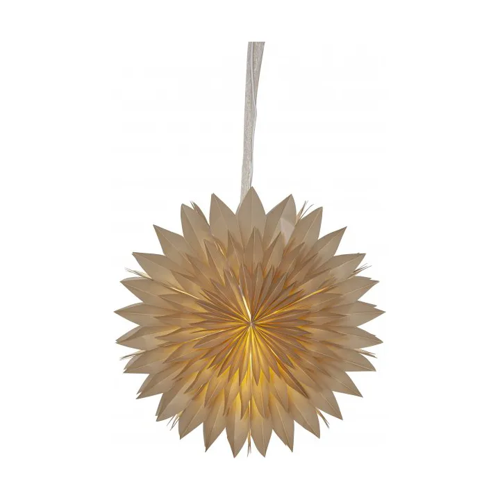 Dis estrela de papel - Castanho, 50x50 cm - Star Trading