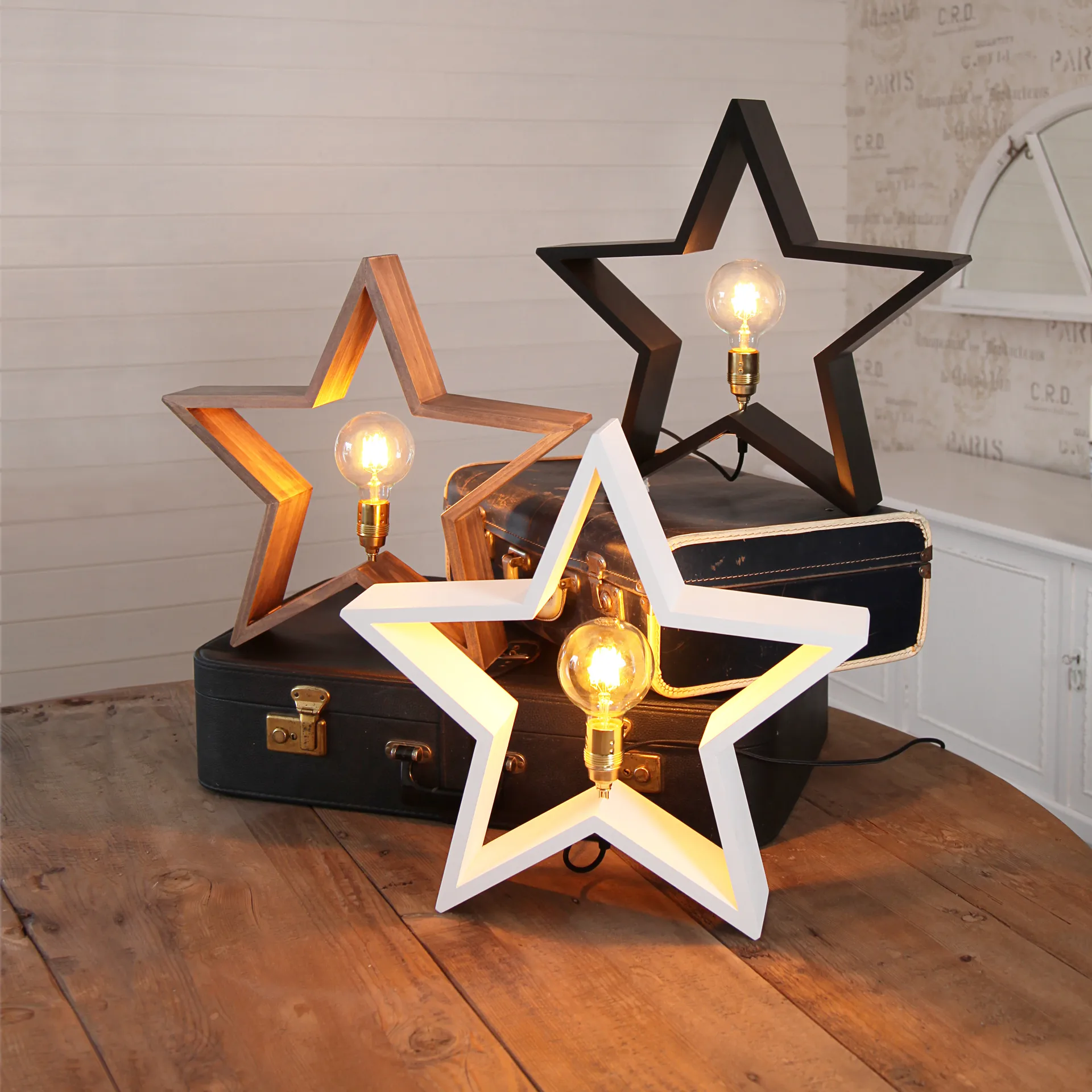 Estrela de mesa do advento Lysekil 48 cm, branco Star Trading