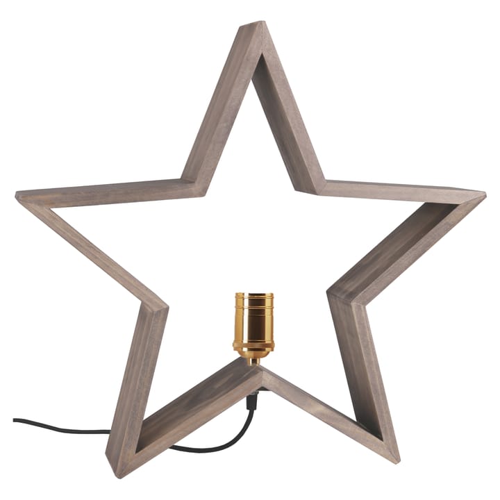 Estrela de mesa do advento Lysekil 48 cm - Castanho - Star Trading