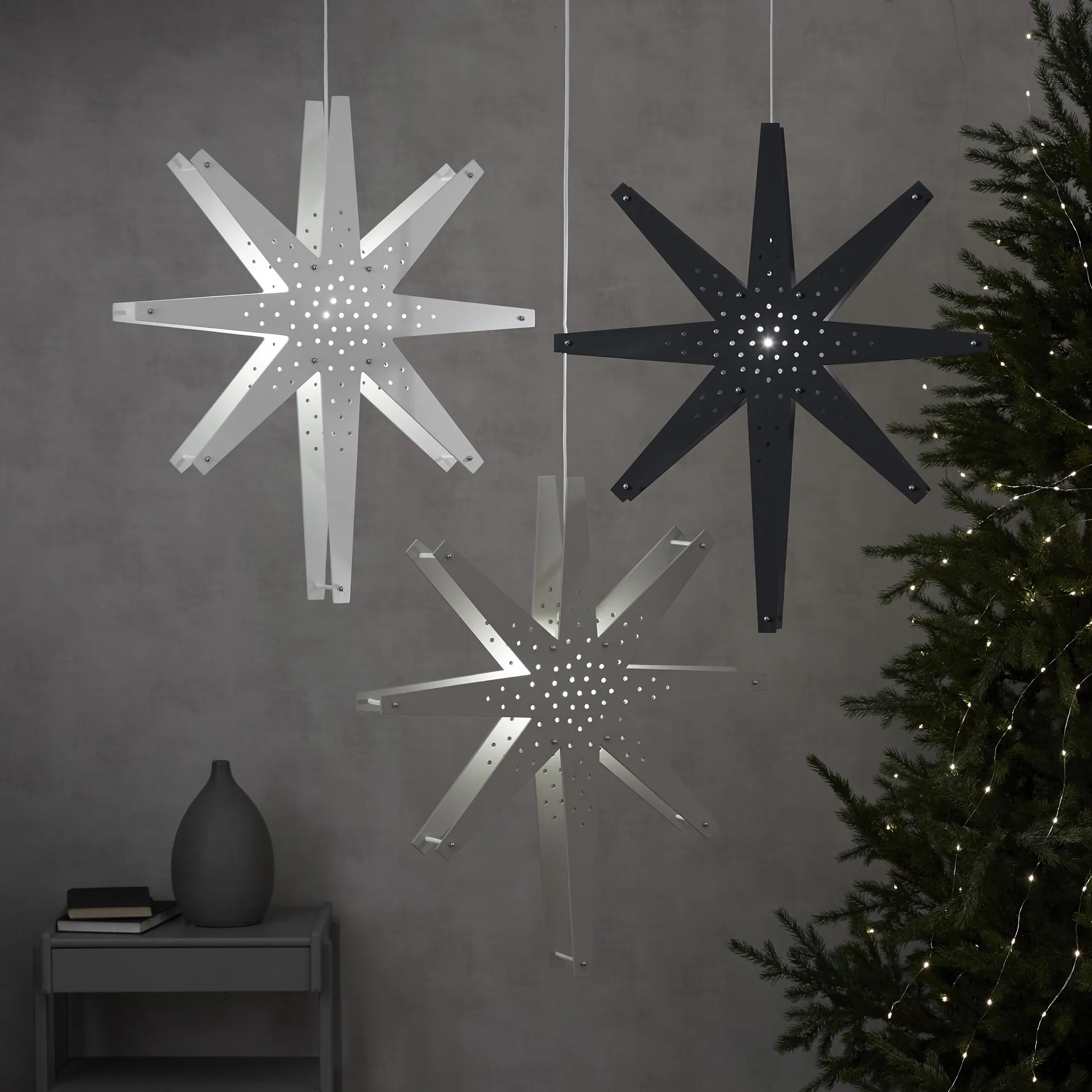 Estrela de natal Tall 60x70 cm, Branco Star Trading