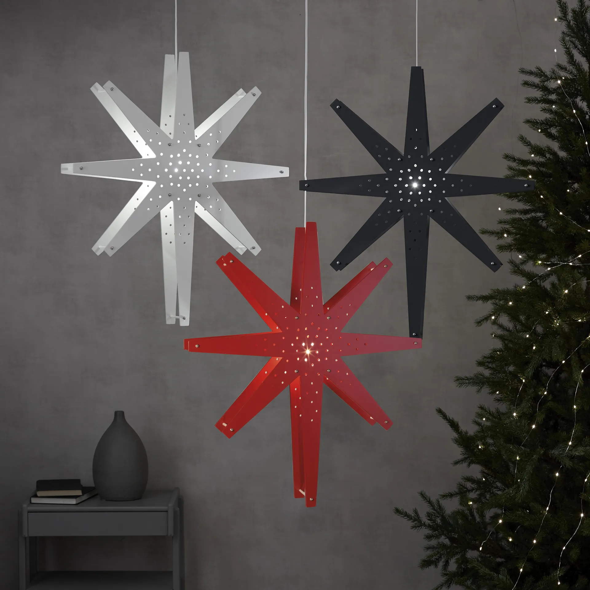 Estrela de natal Tall 60x70 cm, Branco Star Trading