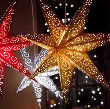 Estrela do Advento 60 cm Antique - Dourado - Star Trading