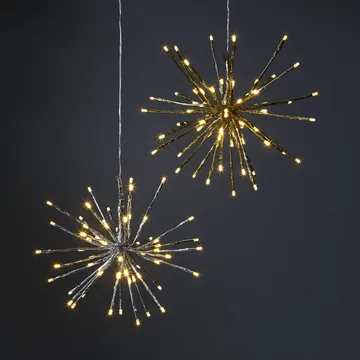 Firework Decoração suspensa 30 cm - Prata - Star Trading