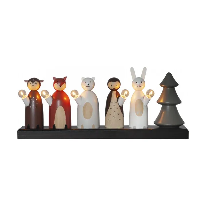 Forest friends castiçal 44 cm Star Trading