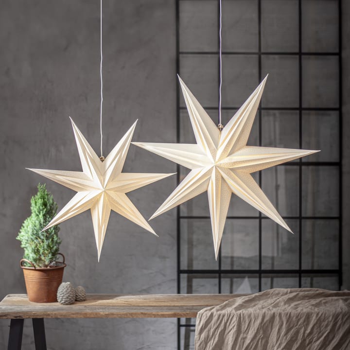 Holly estrela de papel 60 cm, Branco Star Trading