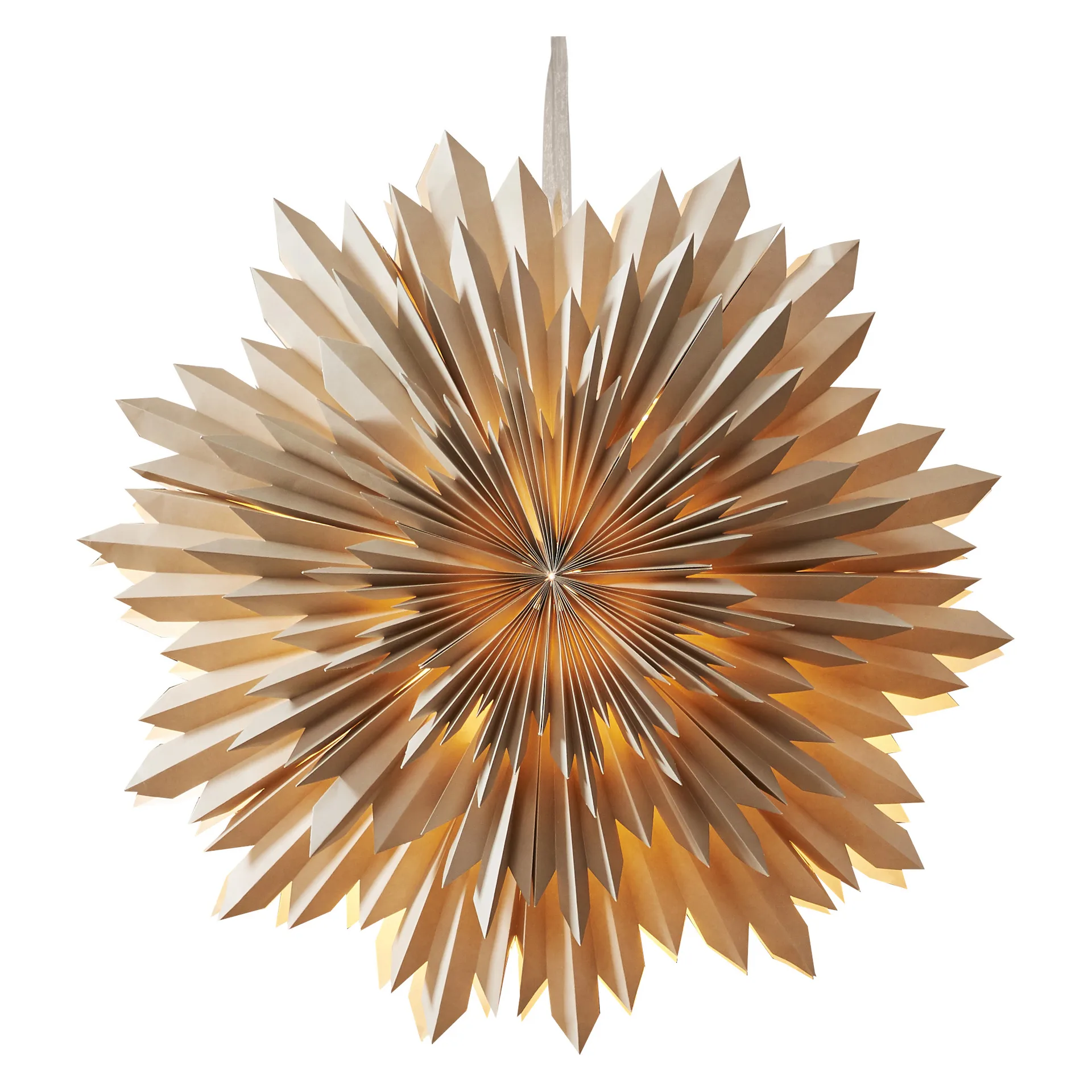 Ice estrela do Advento Ø50 cm, Bege Star Trading