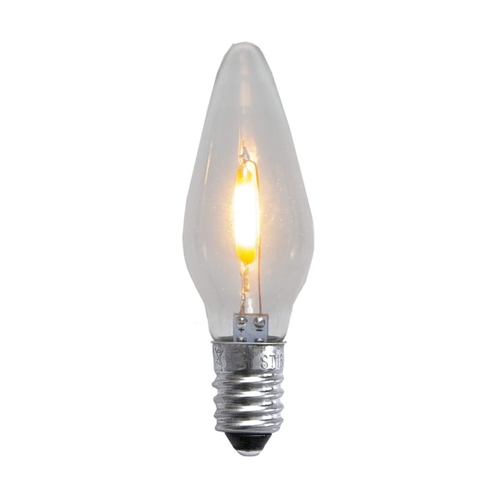 Lâmpada de substituição E10 LED soft glow 3-unidades, 0,5W 1900K não regulável Star Trading