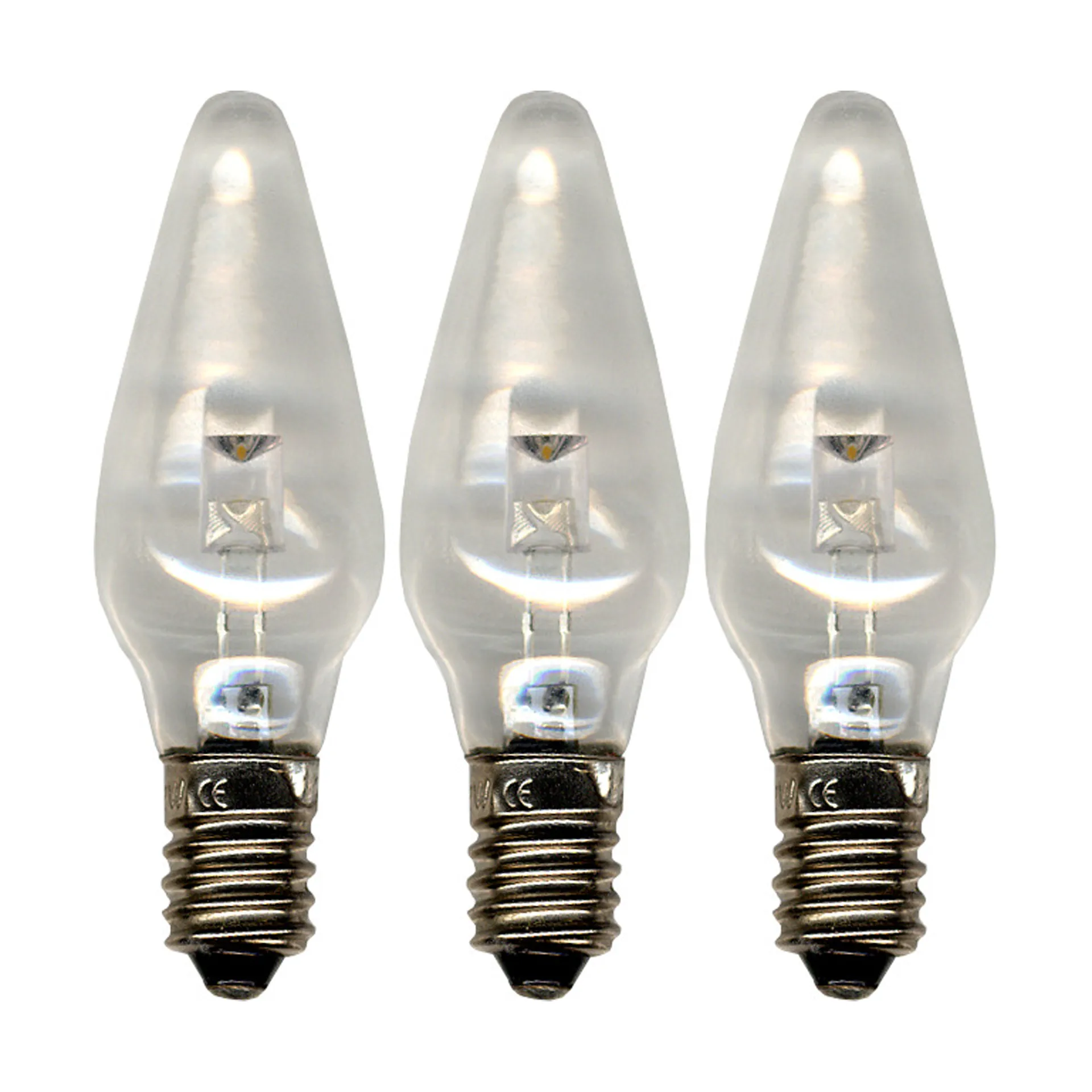 Lâmpada de substituição E10 universal LED interior 3-unidades, 2100K não regulável Star Trading