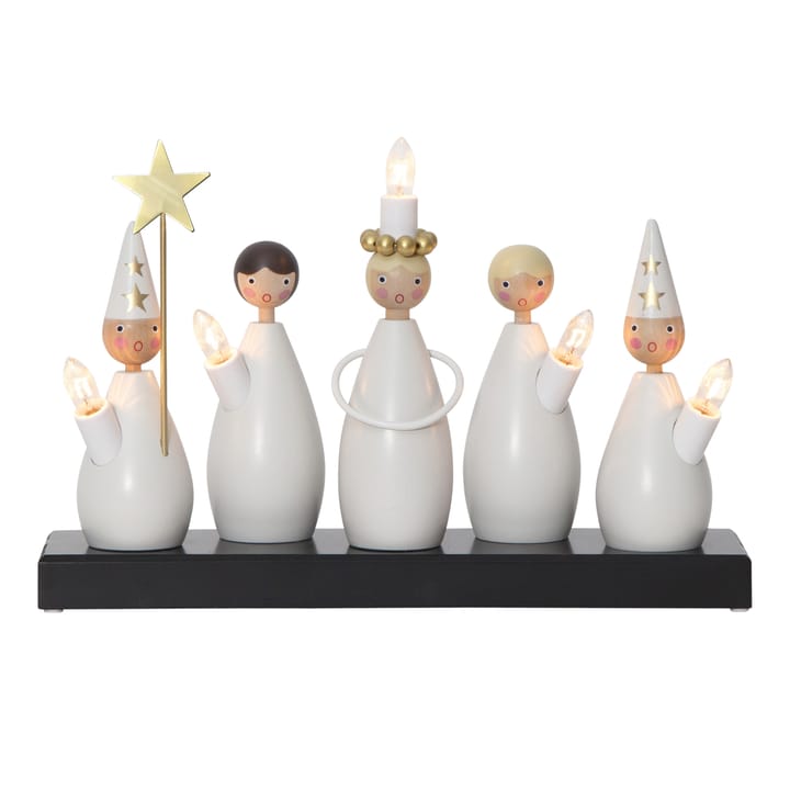 Lucia Choir castiçal de Advento - Branco - Star Trading