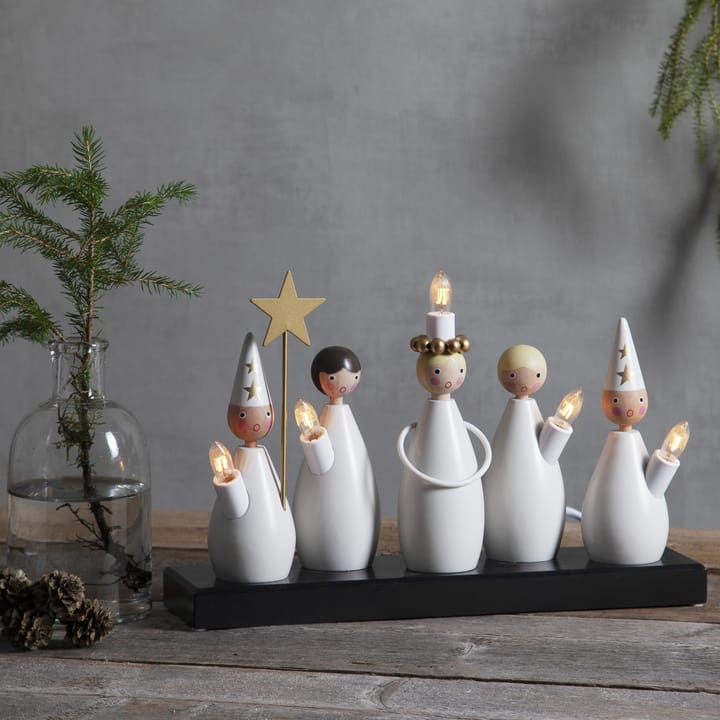 Lucia Choir castiçal de Advento, Branco Star Trading