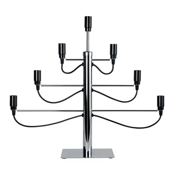 Milano castiçal de advento  - Cromado - Star Trading