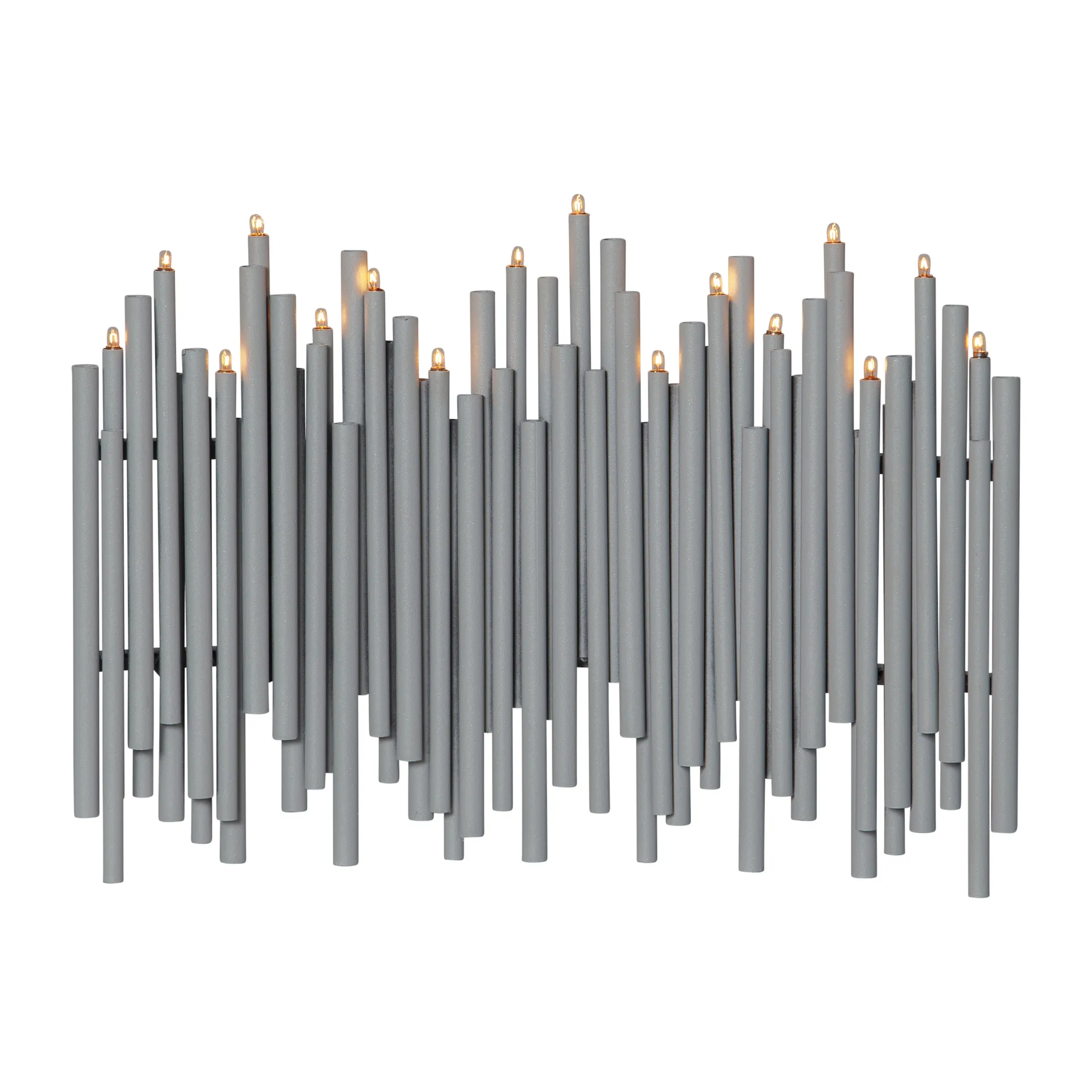 Note castiçal de Advento 25x35 cm, Cinzento Star Trading