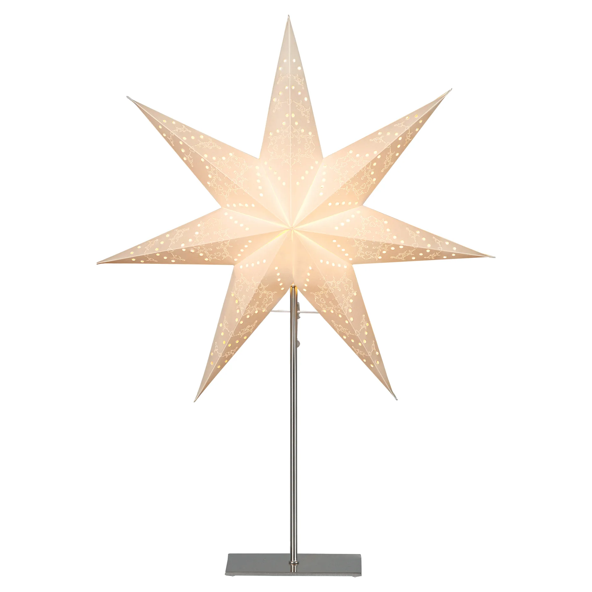Sensy Estrela de advento de pé 78 cm , Branco Star Trading