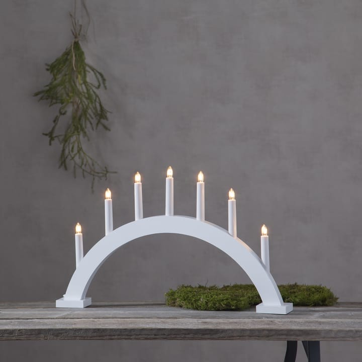 Trapp Arco de velas do Advento, Branco Star Trading