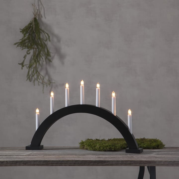 Trapp Arco de velas do Advento, Preto Star Trading