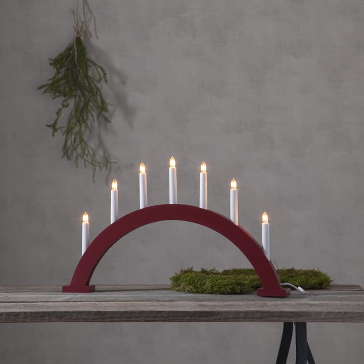 Trapp Arco de velas do Advento, Vermelho Star Trading
