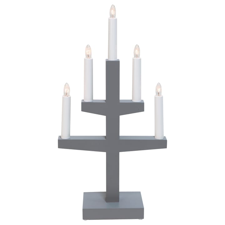 Trapp castiçal de Advento 46 cm - Cinzento - Star Trading