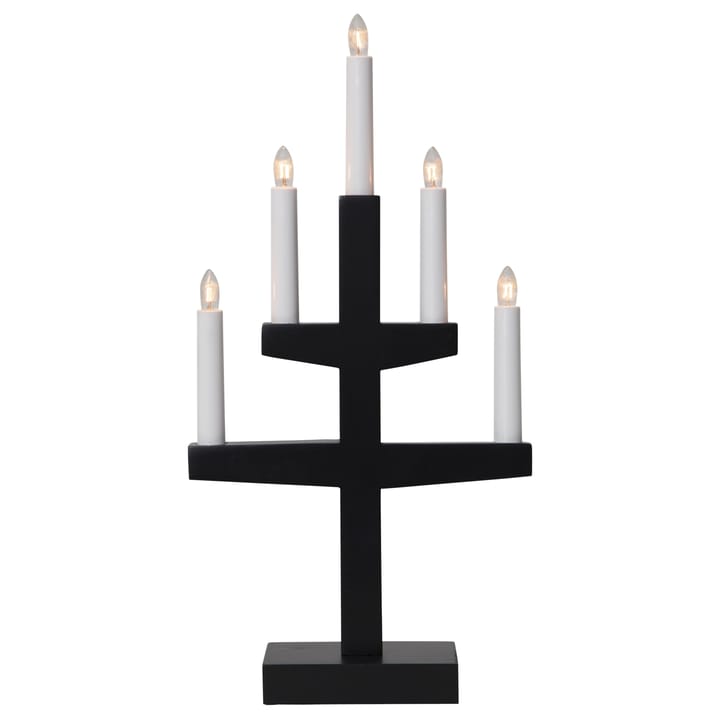 Trapp castiçal de Advento 46 cm - Preto - Star Trading
