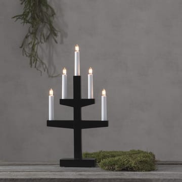 Trapp castiçal de Advento 46 cm - Preto - Star Trading