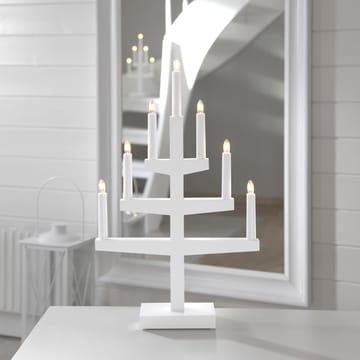 Trapp castiçal de Advento 54 cm - branco - Star Trading