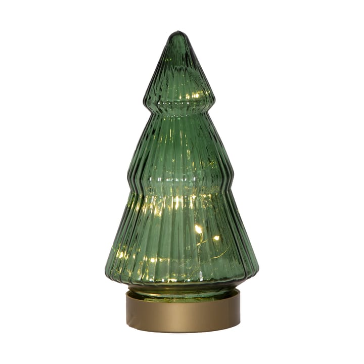 Verde decoração de vidro LED 20 cm - Verde - Star Trading