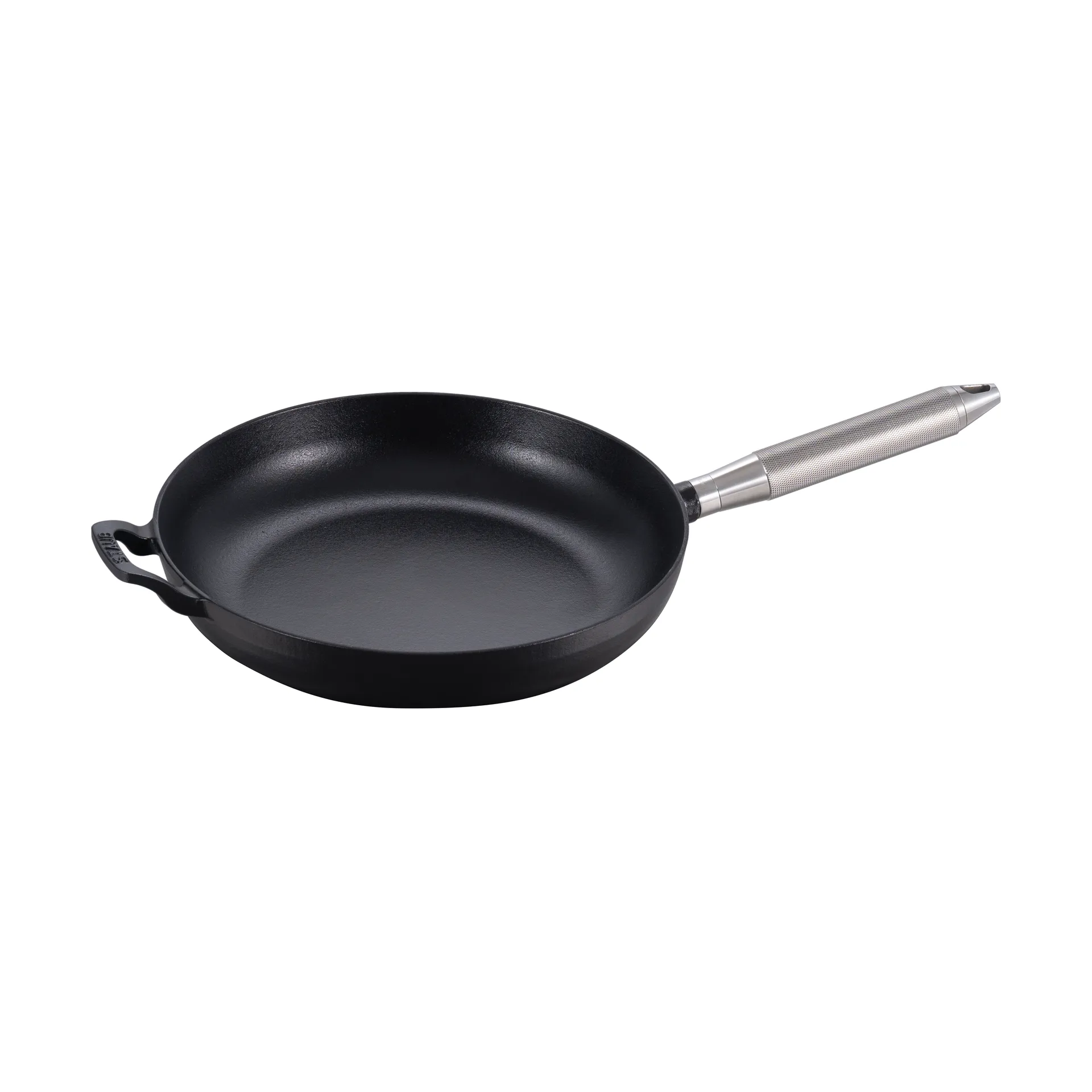Buster & Punch frigideira de ferro fundido preta Ø28 cm, Puxador de aço STAUB