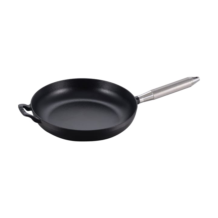 Buster & Punch frigideira de ferro fundido preta Ø28 cm - Puxador de aço - STAUB