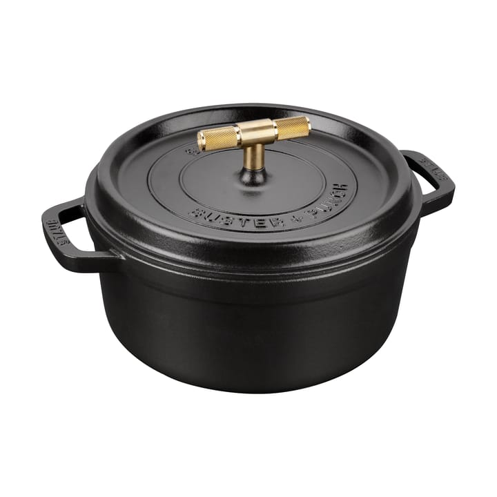 Buster & Punch panela de ferro fundido em latão - 3,8 L - STAUB