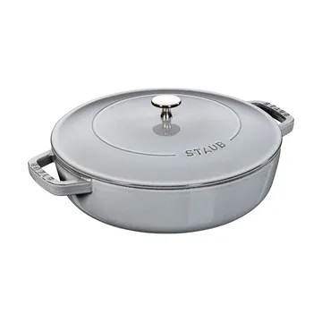 Caçarola Chistera Ø28 cm 3,7 L - cinza - STAUB
