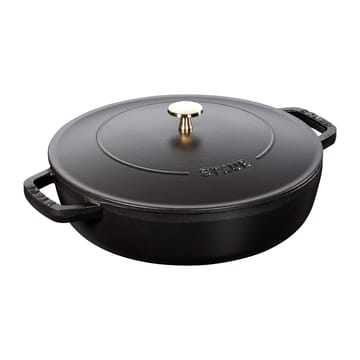 Caçarola Chistera Ø28 cm 3,7 L - Preto - STAUB
