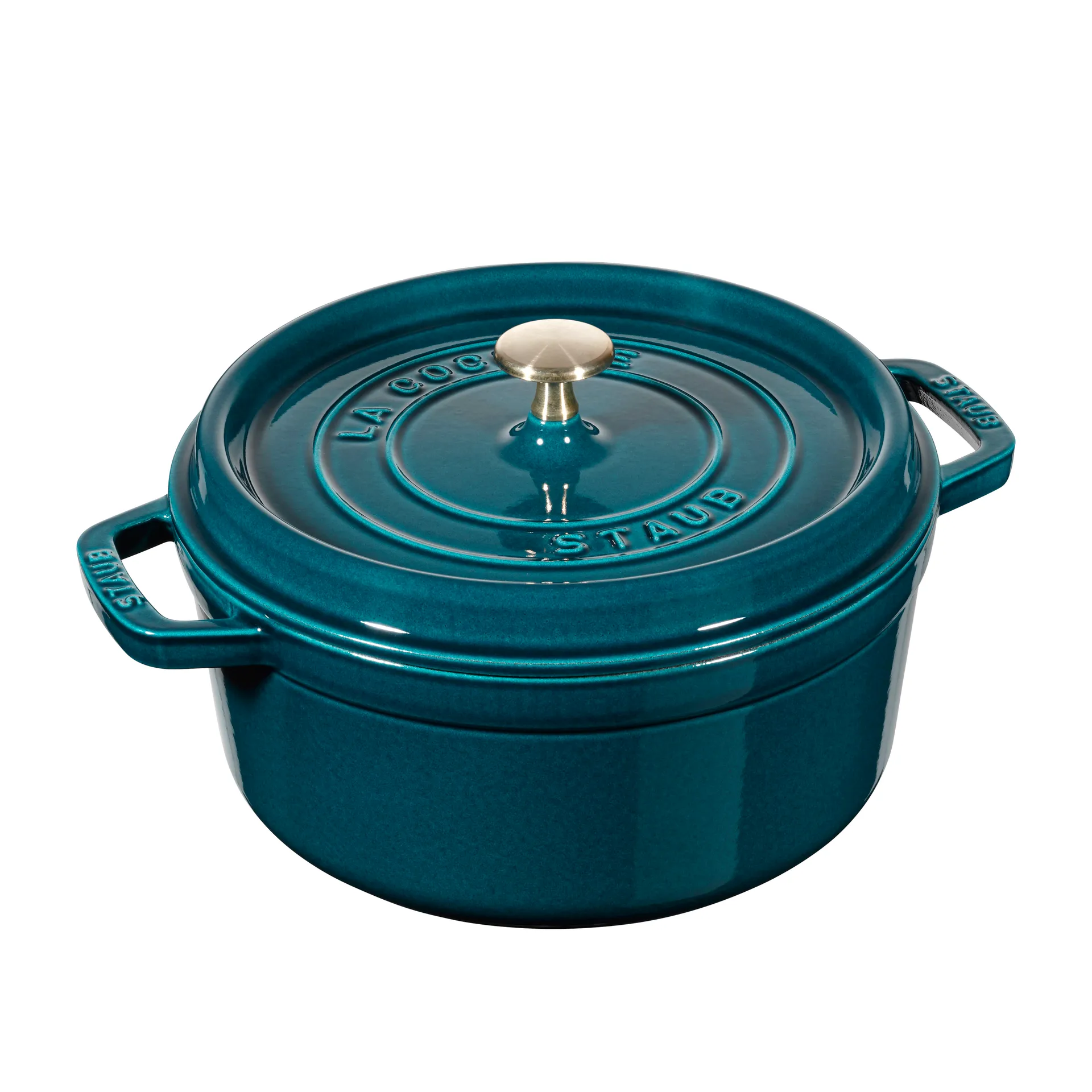 Caçarola de forno redonda - esmalte triplo La Mer, 3,8 l STAUB
