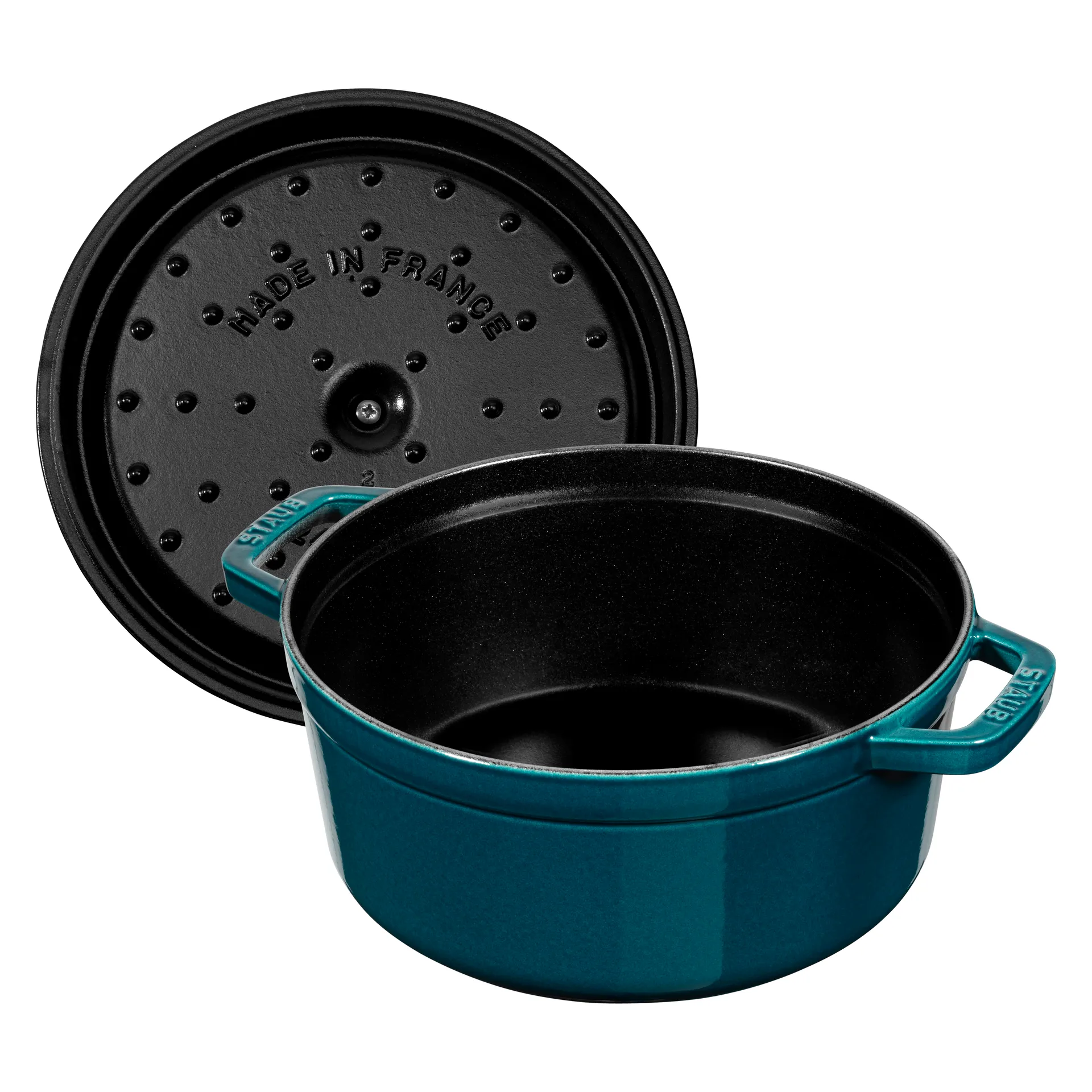 Caçarola de forno redonda - esmalte triplo La Mer, 3,8 l STAUB