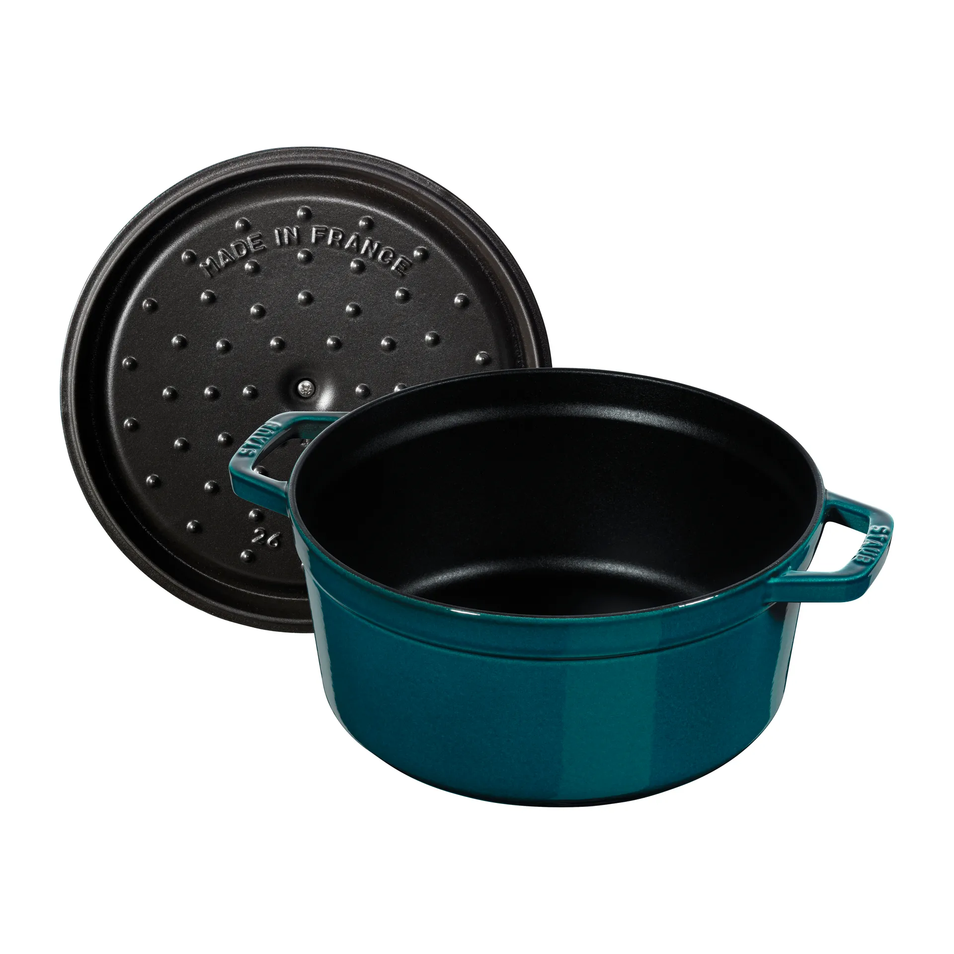 Caçarola de forno redonda - esmalte triplo La Mer, 5,2 l STAUB