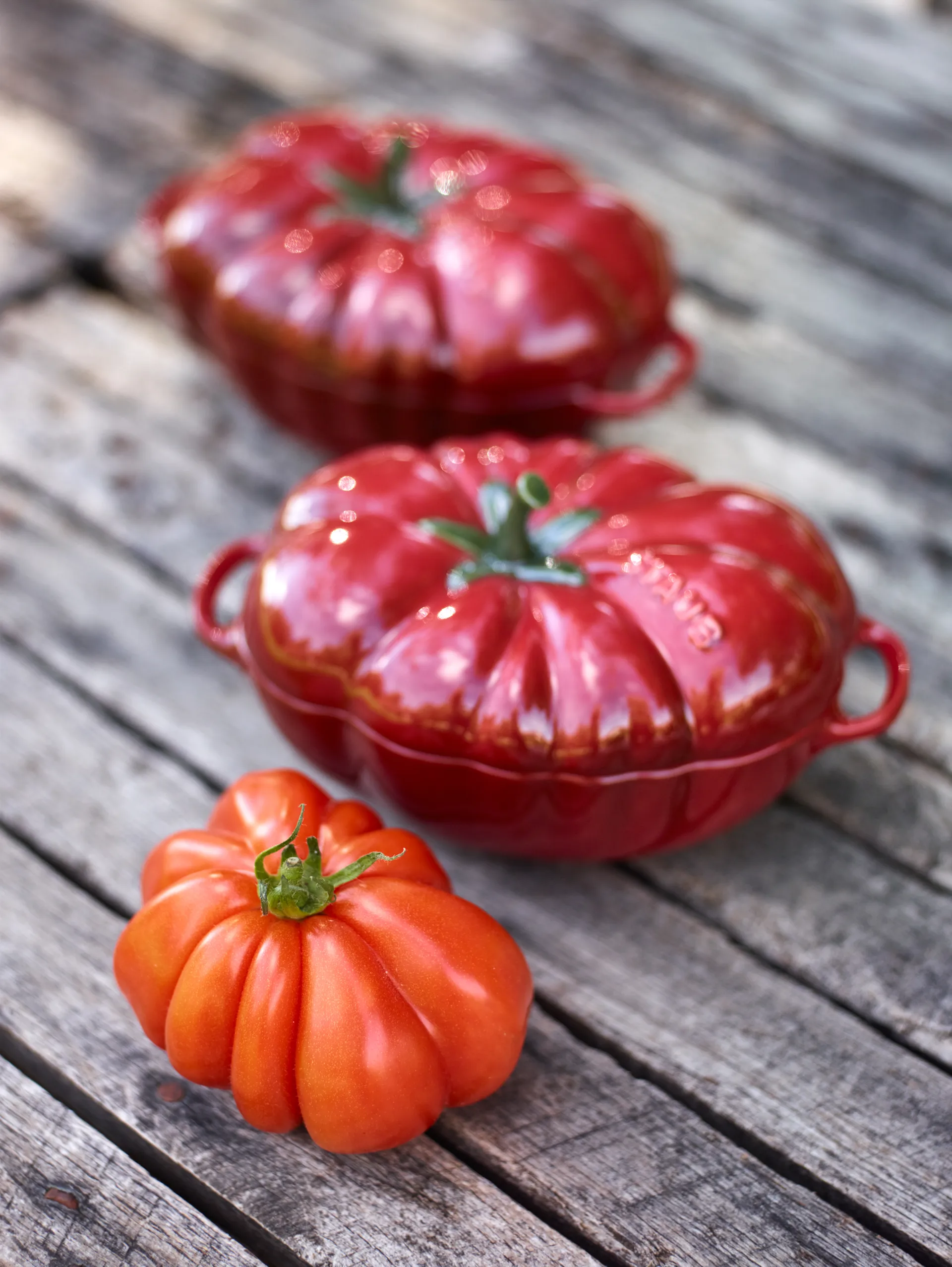Caçarola de forno tomate stoneware Staub 0,5 l, vermelho STAUB