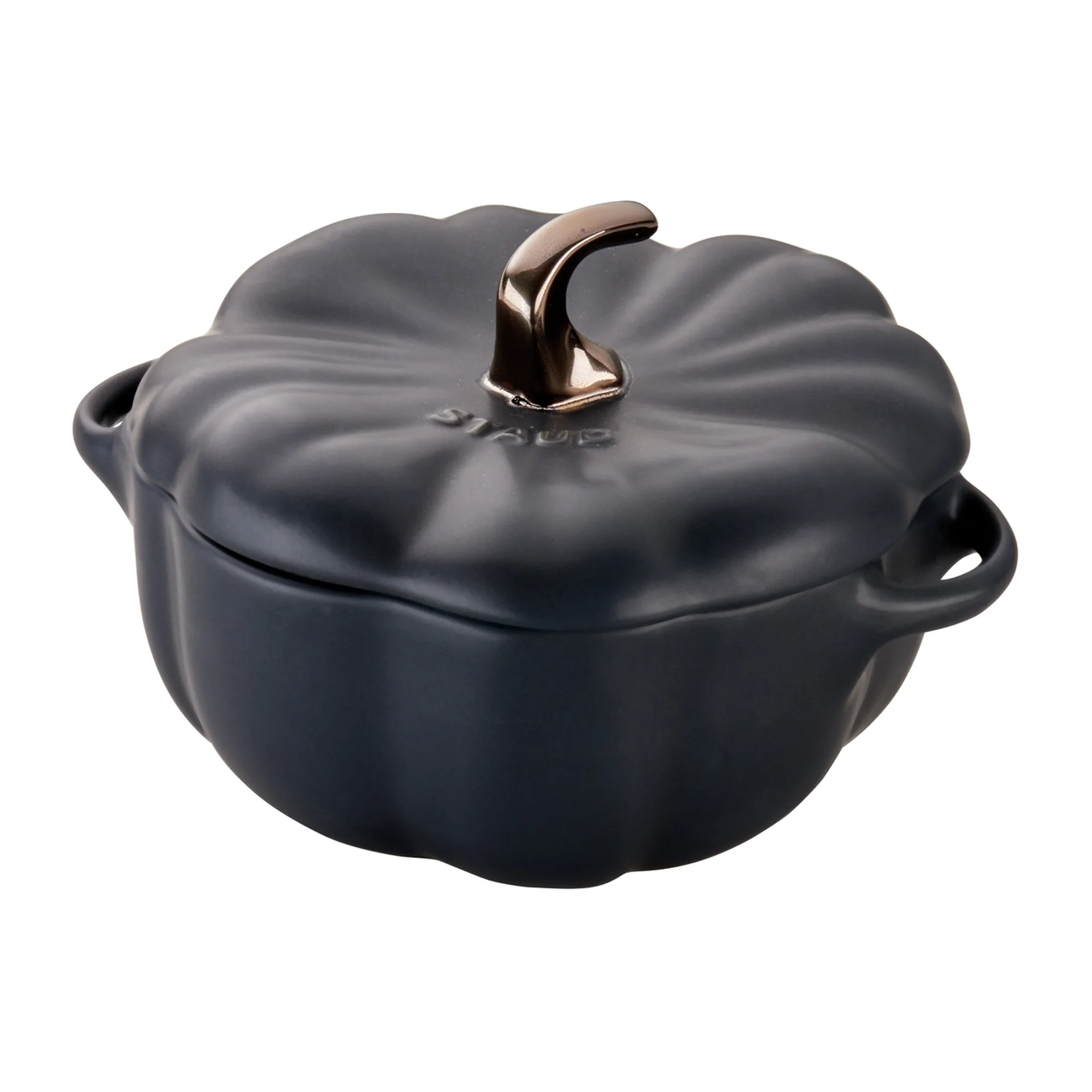 Caçarola para forno grés abóbora preta Staub, 0,7 L STAUB
