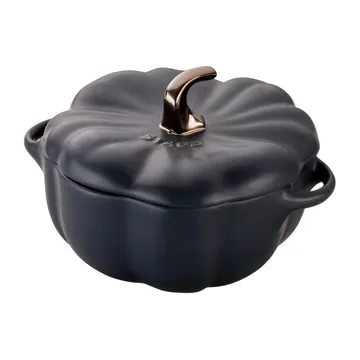 Caçarola para forno grés abóbora preta Staub - 0,7 L - STAUB