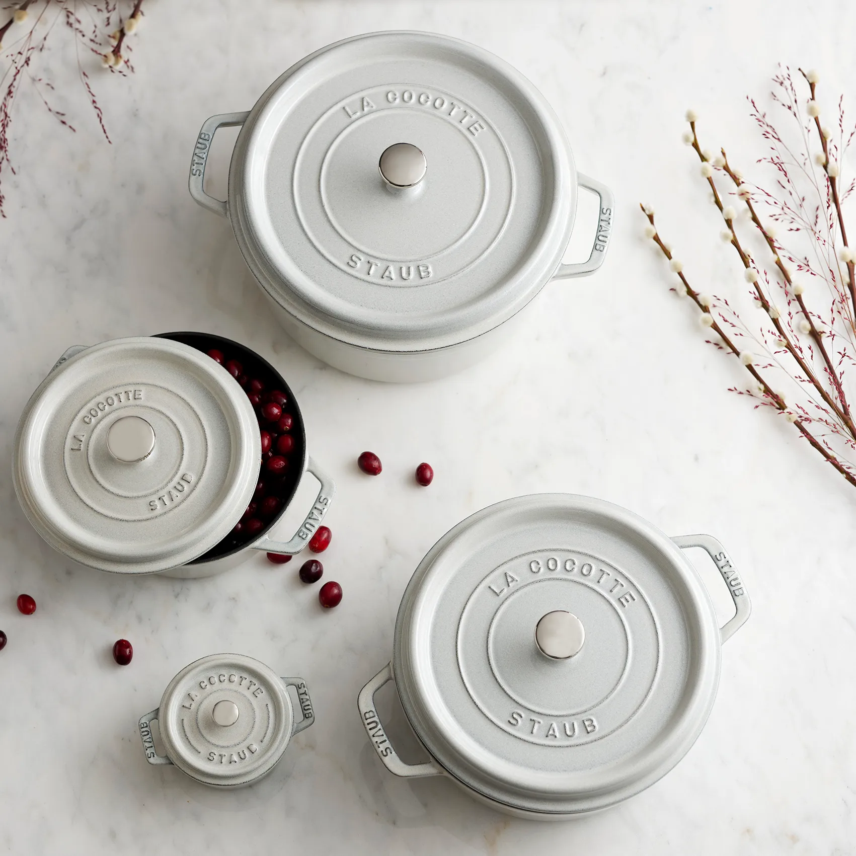 Caçarola para forno Staub White Truffle, 0,25 l STAUB