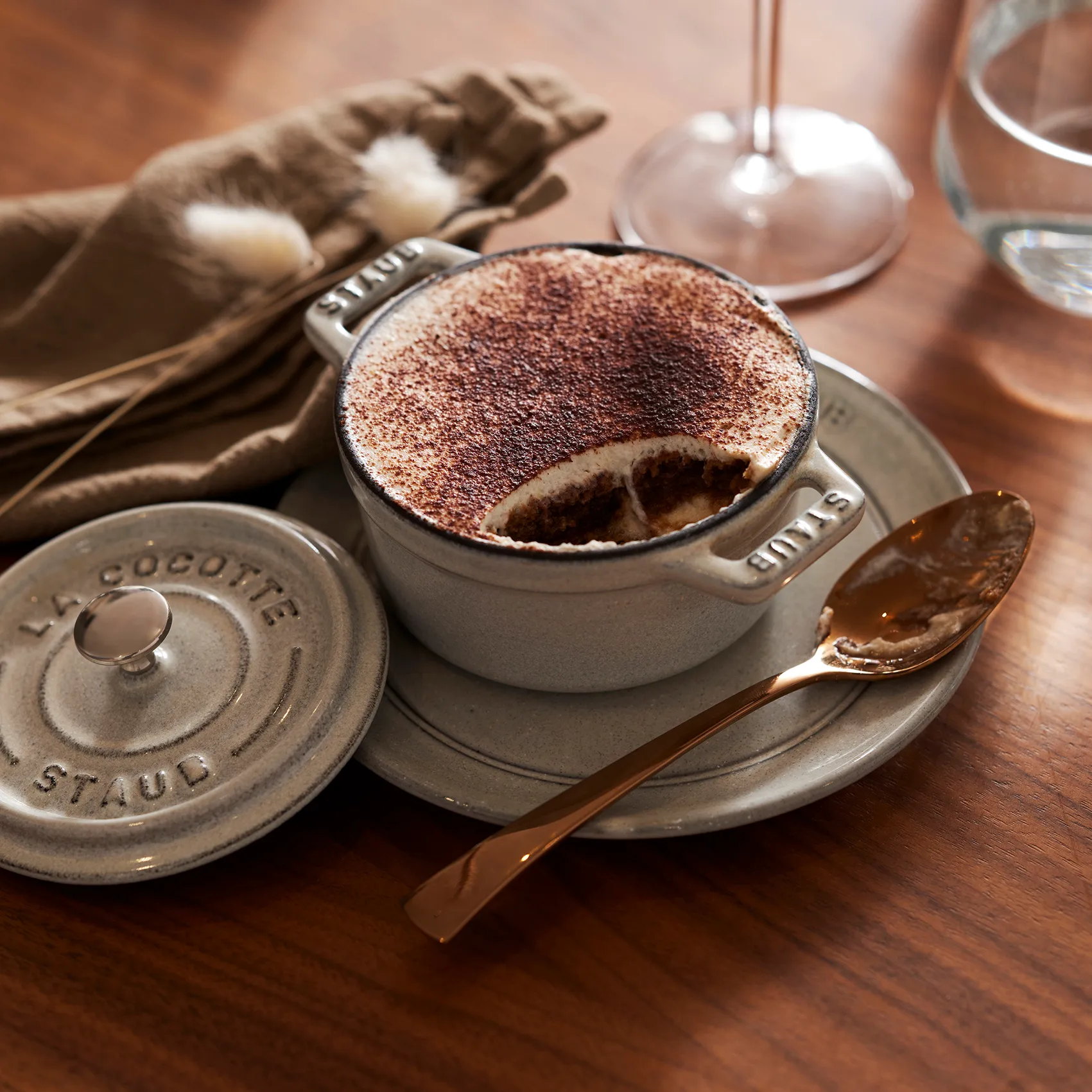 Caçarola para forno Staub White Truffle, 0,25 l STAUB