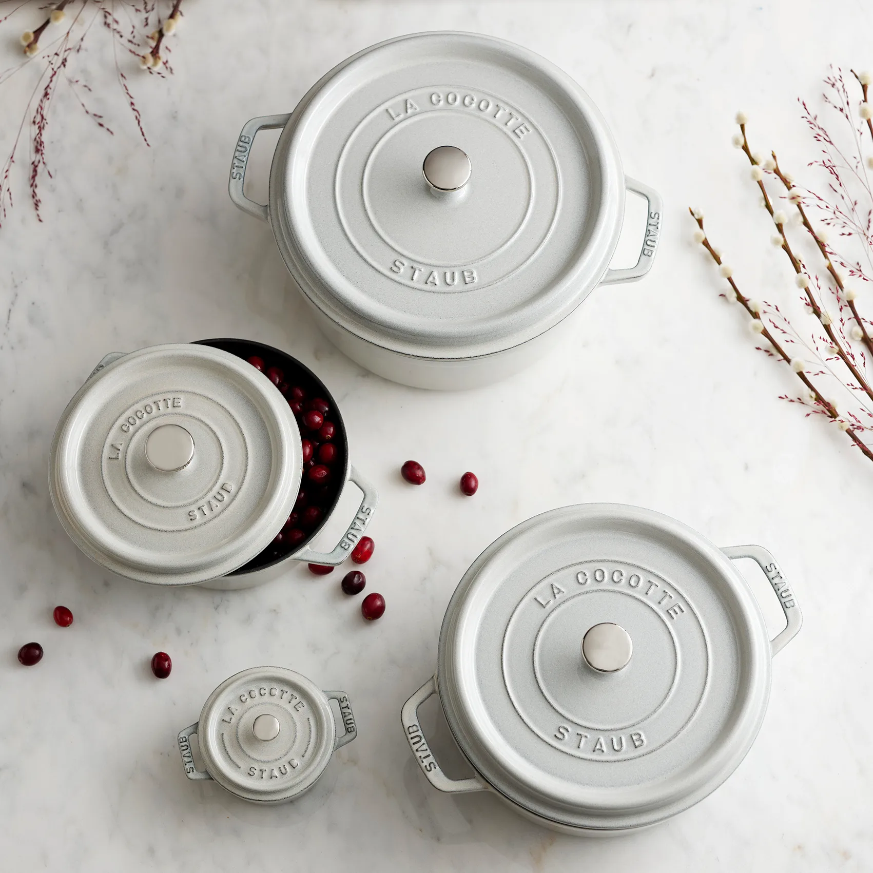 Caçarola para forno Staub White Truffle, 1,7 l STAUB