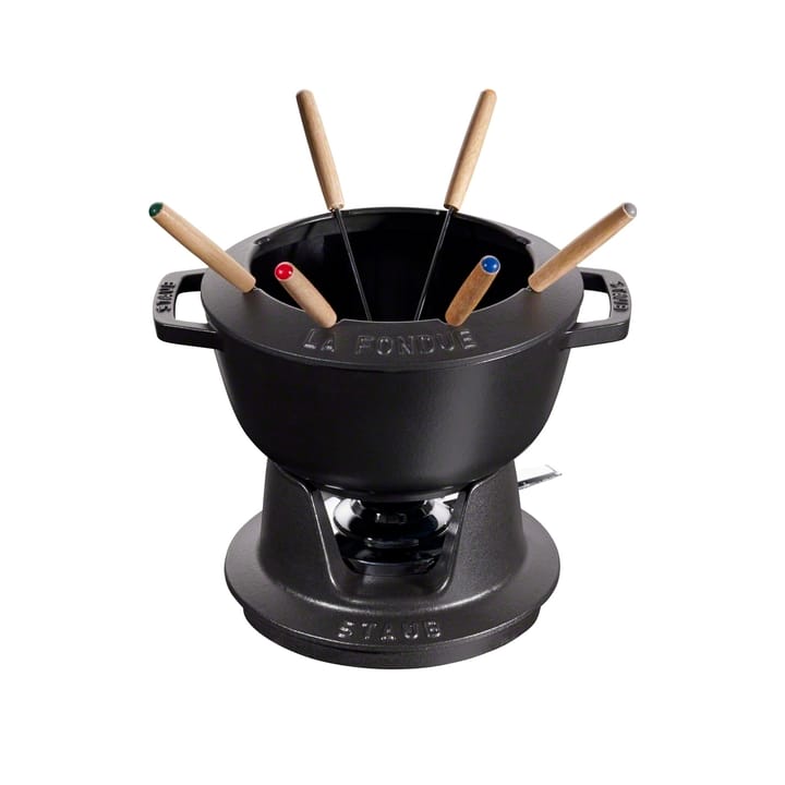 Conjunto de fondue Staub 2,35 l - preto - STAUB