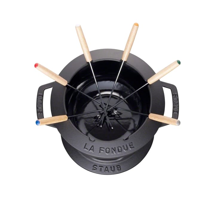 Conjunto de fondue Staub 2,35 l - preto - STAUB