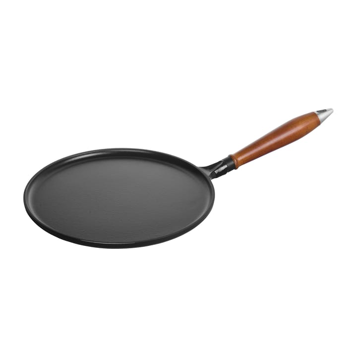 Frigideira com pega de madeira Vintage Ø28 cm - Preto - STAUB