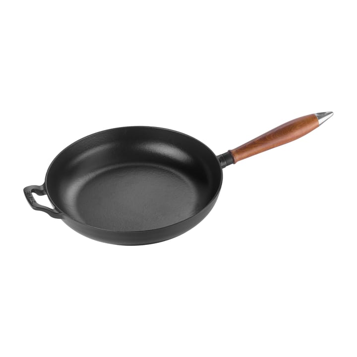 Frigideira com pega de madeira Vintage Ø28 cm - Preto - STAUB