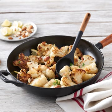 Frigideira com pega de madeira Vintage Ø28 cm - Preto - STAUB