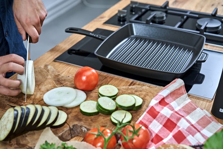 Staub American frigideira de ferro fundido para grelhados, 30x30 cm STAUB