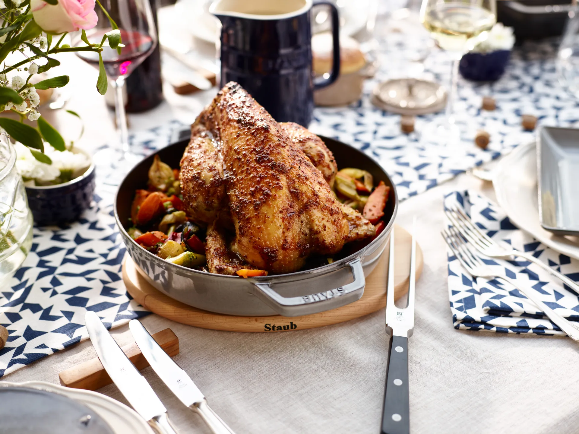 Staub base de panela magnético oval de faia, 15 cm STAUB